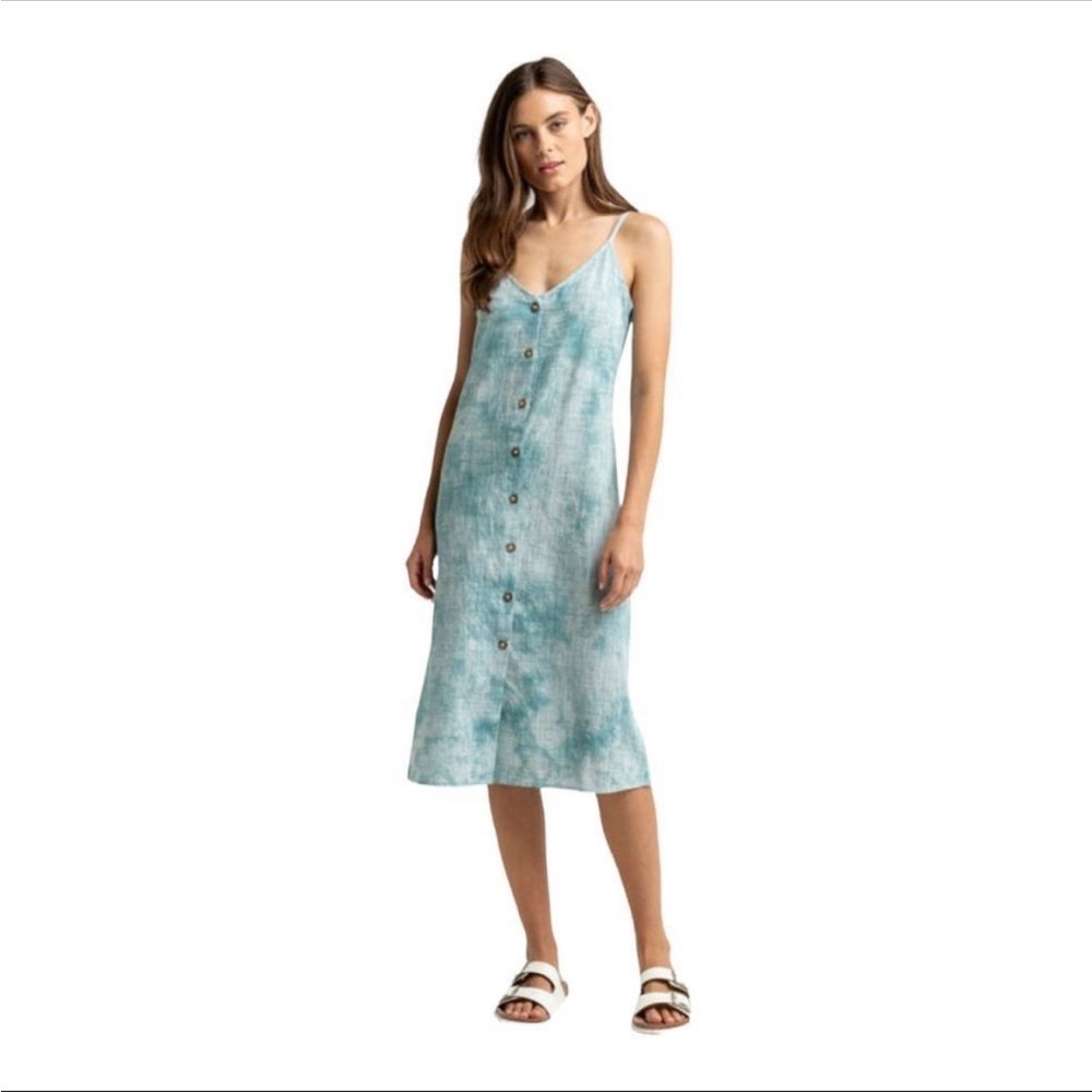 ✨Host Pick✨ Roxy Wild Ties Button Front Slip Dress
